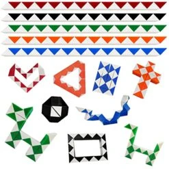 30 Pcs 24 Blocks Magic Snake Speed Cube For Party Favors, Twisting Educational Mini Fidget Bulk Toys For Goodie Bag Stocking Stuffers Classroom Prizes,Birthday For Kids -Folkmanis Toys Shop 515suHqICxL