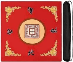 ALANGDUO Mahjong Mat Anti Slip Noise Reduction Table Cover For Mahjong Paigow Poker 31.5 X 31.5 Inches (Green) -Folkmanis Toys Shop 515yV4FeYfL. AC