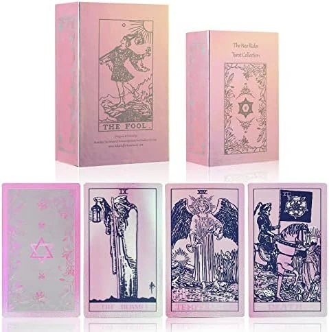 SOUL SPARKLE TAROT - Neo Rider Tarot Deck 7 Deadly Sins Collection, 78 Tarot Cards Deck With English Booklet, Rainbow Tarot Cards (The Iridescent Deck Inked (Blue Ink) 8 SOUL SPARKLE TAROT - Neo Rider Tarot Deck 7 Deadly Sins Collection, 78 Tarot Cards Deck With English Booklet, Rainbow Tarot Cards (The Iridescent Deck Inked (Blue Ink) - Image 6