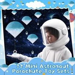 Kathfly 32 Packs Parachute Toys Out Space Party Favors Paratroopers With Parachutes Durable Plastic Playset Outdoor Flying Parachute Toys For Astronaut Themed Party Favors 12 Kathfly 32 Packs Parachute Toys Out Space Party Favors Paratroopers With Parachutes Durable Plastic Playset Outdoor Flying Parachute Toys For Astronaut Themed Party Favors -Folkmanis Toys Shop 5162AZM52XL