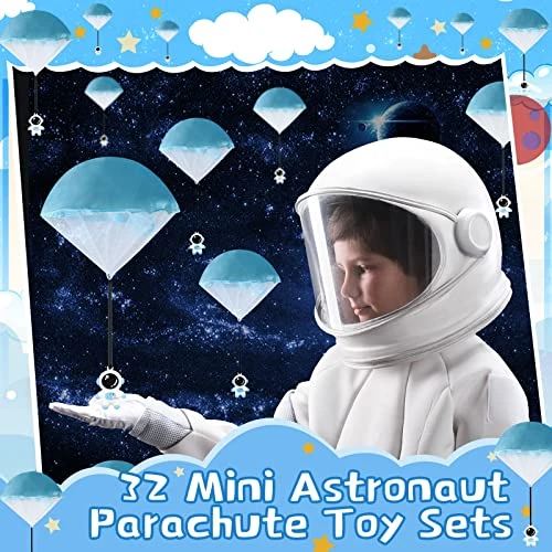 Kathfly 32 Packs Parachute Toys Out Space Party Favors Paratroopers With Parachutes Durable Plastic Playset Outdoor Flying Parachute Toys For Astronaut Themed Party Favors 6 Kathfly 32 Packs Parachute Toys Out Space Party Favors Paratroopers With Parachutes Durable Plastic Playset Outdoor Flying Parachute Toys For Astronaut Themed Party Favors - Image 4