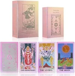 SOUL SPARKLE TAROT - Neo Rider Tarot Deck 7 Deadly Sins Collection, 78 Tarot Cards Deck With English Booklet, Rainbow Tarot Cards (The Iridescent Deck Inked (Blue Ink) 20 SOUL SPARKLE TAROT - Neo Rider Tarot Deck 7 Deadly Sins Collection, 78 Tarot Cards Deck With English Booklet, Rainbow Tarot Cards (The Iridescent Deck Inked (Blue Ink) -Folkmanis Toys Shop 516KOQ2PjdL. AC