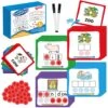 Torlam Elkonin Boxes Phonemic Awareness Phonics Games, Reading Spelling Sound Manipulatives Sight Word Flash Cards, Speech Therapy Toy Kindergarten Elementary Classroom Must Haves Homeschool Supplies -Folkmanis Toys Shop 516MmoTkCzL