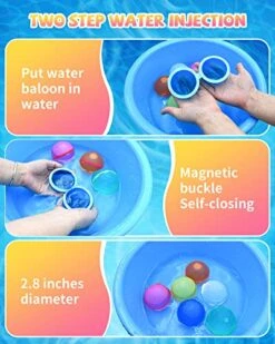 SOPPYCID Water-Balloons, Summer-Pool-Beach-Toys, Quick Fill Magnetic-Splash-Balls Silicone Latex-Free With Mesh Bag, Self-Sealing Water Bomb Games For Kids 3-12 Years Adult Outdoor Fun(12PCS) 14 SOPPYCID Water-Balloons, Summer-Pool-Beach-Toys, Quick Fill Magnetic-Splash-Balls Silicone Latex-Free With Mesh Bag, Self-Sealing Water Bomb Games For Kids 3-12 Years Adult Outdoor Fun(12PCS) -Folkmanis Toys Shop 516QVrqdRhL 2