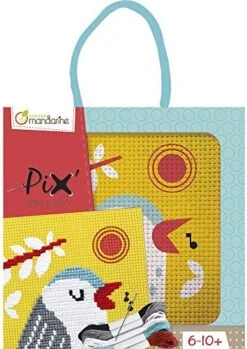 Avenue Mandarine 'Pix' Gallery' Cat Stitching Activity Set -Folkmanis Toys Shop 516UvjMk0qL. AC