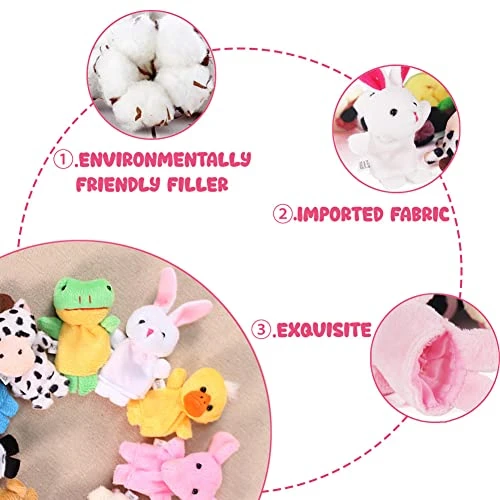 12 Pieces Easter Finger Puppets With Colorful Easter Eggs, Plush Animals Finger Puppets Easter Toys For Kids Easter Party Basket Stuffers, Easter Eggs Hunt Gift Exchange, Classroom Rewards 4 12 Pieces Easter Finger Puppets With Colorful Easter Eggs, Plush Animals Finger Puppets Easter Toys For Kids Easter Party Basket Stuffers, Easter Eggs Hunt Gift Exchange, Classroom Rewards - Image 2