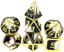 Seven Seas Pirates Metal Blood-Like Paint Splattered Antique Silver Dice Set With Hexagon Wooden Display Box And Magnetic Lid 30 Seven Seas Pirates Metal Blood-Like Paint Splattered Antique Silver Dice Set With Hexagon Wooden Display Box And Magnetic Lid -Folkmanis Toys Shop 516Z zves3L. AC