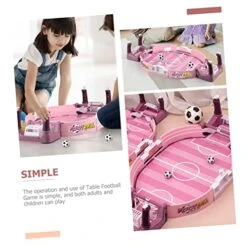 Totority 1 Set Girl Soccer Gifts Soccer Girl Gifts Kids Football Toys Mini Foosball Toy Portable Soccer Game Table Battle Toys Foosball Table For Kids Table Foosball Game Kids Table Toy Abs -Folkmanis Toys Shop 516bDB7x76L