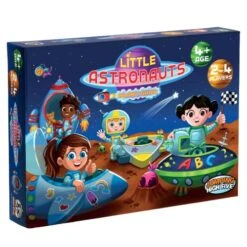 Little Astronauts Board Game - Join The Space Race And Fly Around The Solar System - Perfect For Family Game Night - Kids 4 And Up Learn New Skills Through Play