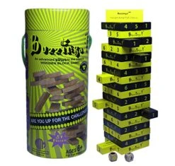 BuzzBlocks An Advanced Twist To The Classic Wooden Stacking Game, Top Educational Toy Building Set For Kids, 54 Pieces With #1 Superior Bundle & Premium Packaging, 1 Or More Players Ages 6 And Up