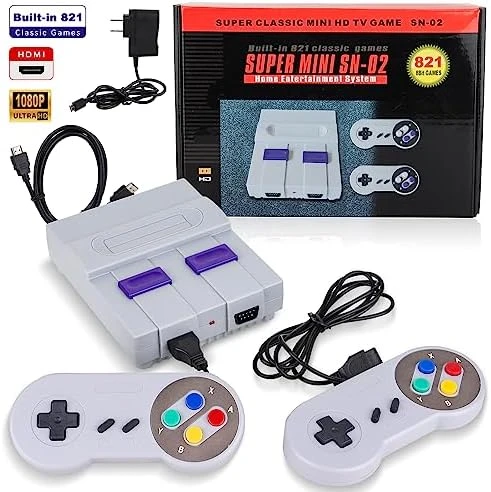 Classic Retro Game Console HDMI Input, Mini Plug And Play Video Game Built-in 648 Retro Games Dual Players Mode For Dual Players Kids, Adult, Children Gift, Valentine/Birthday Gift 8 Classic Retro Game Console HDMI Input, Mini Plug And Play Video Game Built-in 648 Retro Games Dual Players Mode For Dual Players Kids, Adult, Children Gift, Valentine/Birthday Gift - Image 6