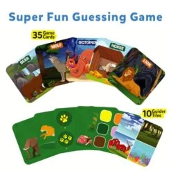 Skillmatics Card Game - Guess In 10 Junior Animal Kingdom, Quick Game Of Smart Questions, Gifts & Fun Learning For Ages 3 To 6 -Folkmanis Toys Shop 516wsXgOwNL