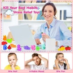 HINZER 130PCS Mochi Squishy Toys Party Favors Kids Kawaii Mini Squishies Animals Bulk Classroom Prizes Stress Relief Toy Christmas Stocking Stuffers Easter Egg Fillers Birthday Gifts Girls Boys Random -Folkmanis Toys Shop 51739pPAfaL