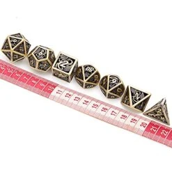 Hollow Metal DND Game Dice Dragon Design Ancient Iron 7Pcs Set For Dungeons And Dragons RPG MTG Table Games D&D Pathfinder Shadowrun And Math Teaching (with Metal Case) 19 Hollow Metal DND Game Dice Dragon Design Ancient Iron 7Pcs Set For Dungeons And Dragons RPG MTG Table Games D&D Pathfinder Shadowrun And Math Teaching (with Metal Case) -Folkmanis Toys Shop 5179wPGrxYS