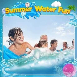 URMONA Reusable Water Balloons For Kids Adults, 6 PCS Summer Beach Party Water Ball, Outdoor Water Toys Foar Trampoline, Backyard And Inflatable Pool Game 12 URMONA Reusable Water Balloons For Kids Adults, 6 PCS Summer Beach Party Water Ball, Outdoor Water Toys Foar Trampoline, Backyard And Inflatable Pool Game -Folkmanis Toys Shop 517F1ygBwcL