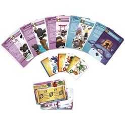 IELLO Ninja Academy - Mini Games, Kids & Family, Iello Games, Ages 8+, 3-5 Players, 20 Min -Folkmanis Toys Shop 517FQksiKVL