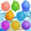 Reusable Water Balloons Bomb Instant Self Sealing Water Balloons Quick Fill For Kids Adults Party Game Silicone Outdoor Activities Water Games Toy Summer Fun Party Supplies Multicolors (Green) -Folkmanis Toys Shop 517JPAVRYUL