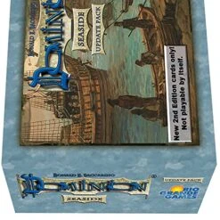 Rio-Grande-Games Rio Grande Games: Dominion: Seaside 2nd Edition Update Pack - Expansion Card Pack, Rio Grande Games, Ages 14+, 2-4 Players -Folkmanis Toys Shop 517OXkdHDBL