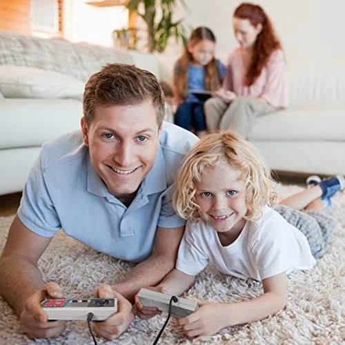 MEEPHONG Retro Classic Game Console, Mini Classic HD Video Game System Built-in 621 8-Bit Classic Retro Game Console With Two Controllers Ideal As A Gift For Kids/Adults 6 MEEPHONG Retro Classic Game Console, Mini Classic HD Video Game System Built-in 621 8-Bit Classic Retro Game Console With Two Controllers Ideal As A Gift For Kids/Adults - Image 4