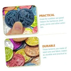 SAFIGLE Treasure Coin 100pcs Colored Gold Coins Board Games Coins Pirate Chest Fillers Halloween Toys Plastic Coins Plastic Playes Plastic Pirate Treasure Coins Party Toy Coin Toys -Folkmanis Toys Shop 517VmsgJNaL