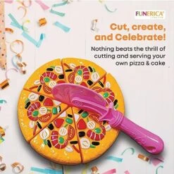 Play Food Set With Cutting Pizza Toy, Birthday Cake Toy, Ice Cream Toy Play Set, Fries - Toy Desserts, Pretend Play Food Kit Play Kitchen Accessories (36 Pieces) 12 Play Food Set With Cutting Pizza Toy, Birthday Cake Toy, Ice Cream Toy Play Set, Fries - Toy Desserts, Pretend Play Food Kit Play Kitchen Accessories (36 Pieces) -Folkmanis Toys Shop 517Ygx224aL