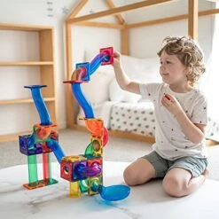 Learn & Grow Toys 88PCS Magnetic Ball Run Expansion Pack - Ultimate Magnetic Marble Run Accessory - STEM Building Toy & Learning Educational Magnet Construction Toddler Ages 8+ 8 Learn & Grow Toys 88PCS Magnetic Ball Run Expansion Pack - Ultimate Magnetic Marble Run Accessory - STEM Building Toy & Learning Educational Magnet Construction Toddler Ages 8+ -Folkmanis Toys Shop 517avcb5n1L