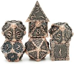 Cusdie Metal Dice Set, 7 Pcs DND Metal Dice, Pinwheel Design Polyhedral Dice Set, For Role Playing Game D&D Dice MTG Pathfinder(Silver Golden) 21 Cusdie Metal Dice Set, 7 Pcs DND Metal Dice, Pinwheel Design Polyhedral Dice Set, For Role Playing Game D&D Dice MTG Pathfinder(Silver Golden) -Folkmanis Toys Shop 517db1DbIWL. AC