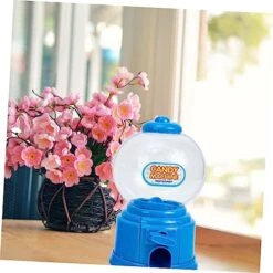Toyvian 6 Pcs Mini Sugar Machine Candy Dispenser Toys Spiral Gumball Bank Bubble Gum Machine Small Snack Containers Plastic Playes Kids Mini Toys Gumball Machines For Children Abs -Folkmanis Toys Shop 517gqbex95L