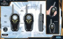 Ekids Black Panther Wakanda Forever Toy Walkie Talkies For Kids, Static Free Indoor And Outdoor Toys For Boys Aged 3 And Up -Folkmanis Toys Shop 517k6QW8MWL