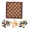 Totority International Chess Classic Toys Magnetic Toys Kidult Toys Magnetic Chess Set Portable Magnetic Chess Set Kids Toys Gifts 3 In 1 Chess Toy Educational Chess Wooden Chess 1 Set 3 1