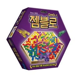 Gemblo (Korean & English Language) | Board Game | Family | 1-6 Players | Ages 6+ | 20 Min