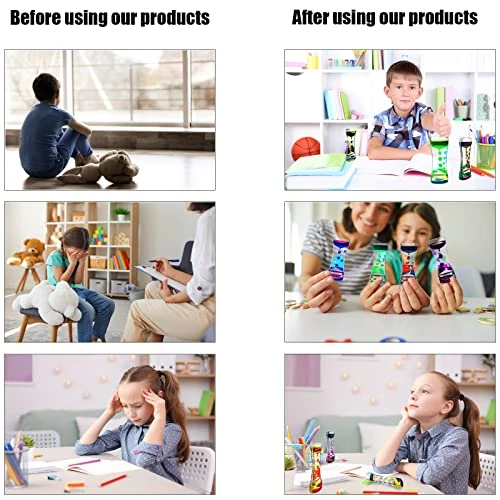 Liquid Motion Bubbler For Kids And Adults Pack Of 8 Great Rainbow Series Liquid Bubbler Timer Sensory Fidget Relaxation Stress Relief And Anxiety Relief Relaxing Autism 6 Liquid Motion Bubbler For Kids And Adults Pack Of 8 Great Rainbow Series Liquid Bubbler Timer Sensory Fidget Relaxation Stress Relief And Anxiety Relief Relaxing Autism - Image 4