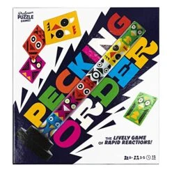 Professor Puzzle Pecking Order - The Lively Game Of Rapid Reactions For The Whole Family. -Folkmanis Toys Shop 51826t99jEL