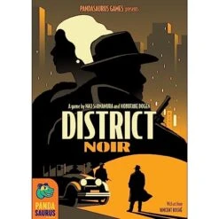 Pandasaurus Games District Noir Card Game | Crime Themed Bluffing And Set Collection Strategy Game | Fun Family Game For Kids And Adults | Ages 10+ | 2 Players | Avg. Playtime 10-20 Minutes | Made -Folkmanis Toys Shop 5184e7xojmL