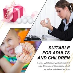 Zubebe Golf Stress Ball Golf Party Favors Mini Soft Foam Stress Balls For Adults Bulk Sports Stress Relief Balls For Teens Prizes Decoration Present Golf Toys (8 Pack) -Folkmanis Toys Shop 518APG0efFL