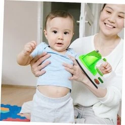 Alasum 1pc Simulation Electric Iron Mini Mini Bread Maker Puzzle Toys Electric Iron Toy Mini Electric Iron Simulated Electric Iron Game House Green Chic Abs Child Children Toys -Folkmanis Toys Shop 518Bin4zLhL