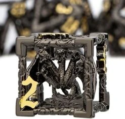 ARUOHHA DND Metal Dice Set 7PCS Hollow D&D Dice With Box, Dungeons And Dragons RPG Polyhedral Dice D+D Role Playing Games D And D Dice Set D20 D12 D10 D8 D6 D4 -Folkmanis Toys Shop 518D5ba4Q9L. AC