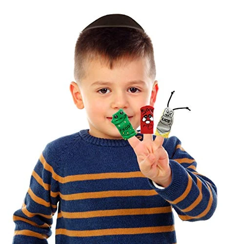 Rite Lite Passover Kids Toy 10 Plague Finger Puppets For Pesach Seder 3 Rite Lite Passover Kids Toy 10 Plague Finger Puppets For Pesach Seder