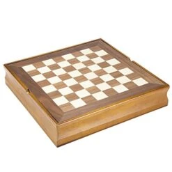 Hey! Play! 7-in-1 Classic Wooden Board Game Set – Old Fashioned Family Game Night Cards, Dice, Chess, Checkers, Backgammon, Dominoes And Cribbage (12-HY2691) 13 Hey! Play! 7-in-1 Classic Wooden Board Game Set – Old Fashioned Family Game Night Cards, Dice, Chess, Checkers, Backgammon, Dominoes And Cribbage (12-HY2691) -Folkmanis Toys Shop 518JzbPD8tL