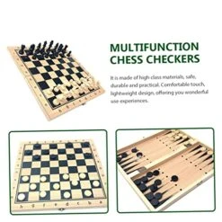 Totority 1 Set International Chess Toys For Travel Kids Educational Toys Travel Chess Board International Chess Game International Chess Pieces Travel Magnetic Chess Creative Chess Kids Toy -Folkmanis Toys Shop 518P393nsvL