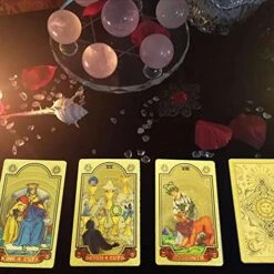 VOVCAMLS Tarot Deck, Tarot Cards Deck With Guidebook 78 Tarot Cards Deck Set Divination Tarot Cards Classic Tarot Cards Deck Beginners And Expert Readers -Folkmanis Toys Shop 518WnzcuiVL