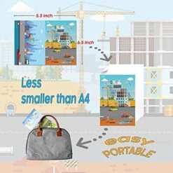 Magnetic Playboard Construntion Site And Farm -Folkmanis Toys Shop 518XMLbb80L