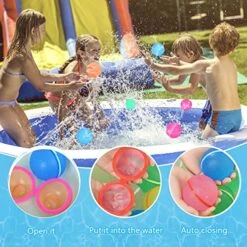 Reusable Water Balloons Magnetism Water Balloons Self Quick Fill Kids Adult Swimming Pool Toys Beach Toys Silicone Self Sealing Water Bomb Water Game Toys Summer Fun Party Supplies (12Pcs) -Folkmanis Toys Shop 518ZNY7SpTL