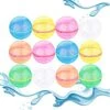 Magnetic Reusable Water Balloons, Refillable Water Toys Balloons Quick Fill Self Sealing, Splash Bomb Water Balls Summer Toys For Kids, Pool, Outdoor Water Play Game, Summer Fun Party, 12 Pack -Folkmanis Toys Shop 518pub1yKrL