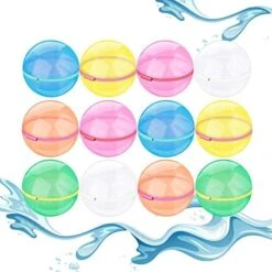 Magnetic Reusable Water Balloons, Refillable Water Toys Balloons Quick Fill Self Sealing, Splash Bomb Water Balls Summer Toys For Kids, Pool, Outdoor Water Play Game, Summer Fun Party, 12 Pack 19 Magnetic Reusable Water Balloons, Refillable Water Toys Balloons Quick Fill Self Sealing, Splash Bomb Water Balls Summer Toys For Kids, Pool, Outdoor Water Play Game, Summer Fun Party, 12 Pack -Folkmanis Toys Shop 518pub1yKrL. AC