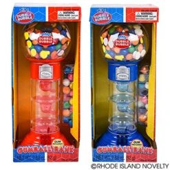 Rhode Island Novelty 10.5 Inch Spiral Fun Gumball Bank, Colors May Vary, One Piece