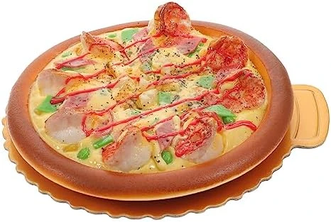 SAFIGLE Simulation Pizza Model Toys For Kids Counter Decor Food Decor Food Cooking Toy Fun Lifelike Pizza Simulation Food Model Prop Pizza Photography Prop Fake Pizza Prop Food Display PVC 11 SAFIGLE Simulation Pizza Model Toys For Kids Counter Decor Food Decor Food Cooking Toy Fun Lifelike Pizza Simulation Food Model Prop Pizza Photography Prop Fake Pizza Prop Food Display PVC - Image 9