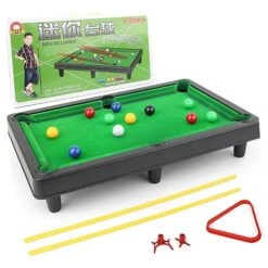 SAFIGLE 2 Sets Kids Travel Toys Mini Pool Table Toys For Travel Table Top Pool Table Top Pool Table Set Small Pool Table Mini Billiards Mini Tabletop Pool Set Billiards Game Set Game Table -Folkmanis Toys Shop 518vuzsjNzL