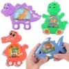 4 Pcs Animals Dinosaur Handheld Water Games, Water Toss Ring Game Aqua Toy Water Ring Game Retro Pastime Game For Kids Adults Travel Game, Christmas Stocking Stuffers Dinosaur Toys Gifts Party Favors