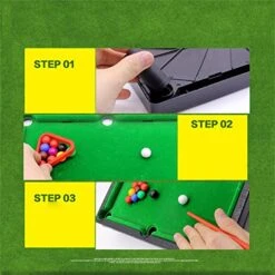 G&LFUSHI Mini Pool Table Game, Cat Billiard Table, Including Game Ball, Mother Ball, Tripod, Etc., Portable Pool Set, Suitable For Family Parent-Child Games, The Best Gift For Pet Cats -Folkmanis Toys Shop 518xycItPAL
